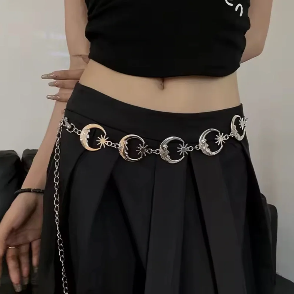 Celestial Moon Silver Belt